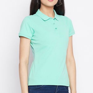 Trendy Women Polo Shirts Wholesale Fashion Design Soft Breathable Fabric Short Sleeve Casual Polo Shirts for Women - Product Image 3