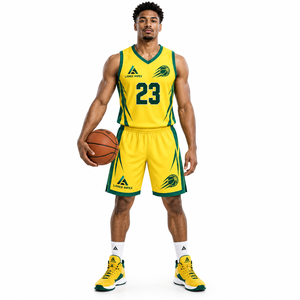 Ensemble d'uniformes de basketball personnalisés OEM – Maillots et shorts de basketball respirants par sublimation pour hommes et jeunes joueurs - Product Image 2