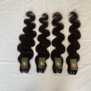 Extension de cheveux humains 100% vierges, cheveux humains indiens, body wave, couleur naturelle - Product Image 3