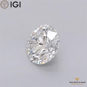 Diamant de laboratoire CVD de 0,50 carat, taille ronde, clarté VVS1, couleur F, 5,08 mm, certifié IGI, magnifique pour une demande en mariage - Product Image 6