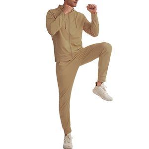 Chándal Deportivo Personalizado para Hombre, con Forro Polar, Capucha y Cierre con Cordón, 100% Algodón, Bolsillos Laterales, Ropa Deportiva de Invierno - Product Image 4