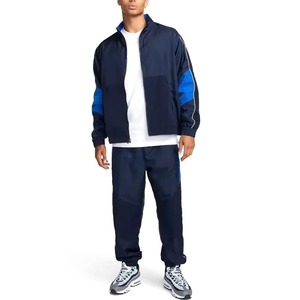 Men Fitness Windbreaker Tracksuit Premium Outdoor Running Wear OEM Bulk Manufacturing Men Color Blocked <b>Racer</b> <b>Jacket</b> Set - Product Image 1