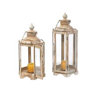 Farol de Metal con Revestimiento Rústico de Diseño Moderno, Elegante con Asa, Tamaño, Forma y Color Personalizables - Product Image 5