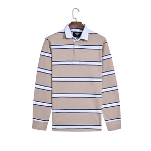 Mens Long Sleeve Zipper for Shirt Cotton Casual Regular Fit <b>Classic</b> Rugby Style Soft Comfortable Everyday Office Wear - Product Image 1