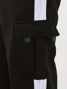 Men's Cargo Jogger Pants Breathable Quick Dry Eco-Friendly Lightweight Polyester/Cotton Drawstring Waist Straight Leg Trousers - Product Image 5