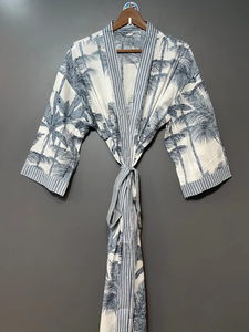 Robe Kimono Imprimée à Motifs de Dessins Animés pour Femme, en Coton Doux, Vêtement d'Intérieur d'Été Fait Main, Style Kimono ODM - Product Image 4