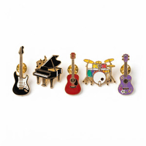 Pins de Solapa Personalizados con Diseños de Notas Musicales para Bandas, Eventos de Conciertos y Colecciones Minoristas - Product Image 3