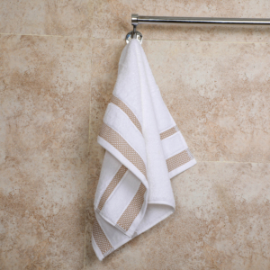 Serviette de bain blanche de luxe de qualité professionnelle, en coton éponge de haute qualité, séchage rapide, très absorbante, couleur unie, écologique - Product Image 1