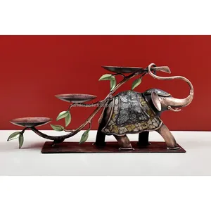 Premium Handmade Metal Candle <b>Stand</b> for Living Room Interior and Home Styling Christmas Decorations Zahid Exports - Product Image 1