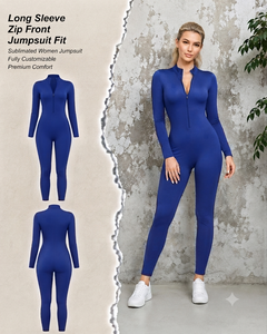 Sexy & Club Style High Waist Skinny Fit Solid Color Sleeveless Zip-Up <b>Jumpsuit</b> for Women Night Club Wear - Product Image 1