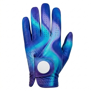 ถุงมือหนังแกะคาเบรตต้าพรีเมียมสำหรับกอล์ฟ มือซ้าย ลายทันสมัย จับกระชับ นุ่มสบาย ระบายอากาศได้ดี ช่องระบายอากาศที่นิ้วมือ ใช้ได้ทั้งชายและหญิง โรงงานผลิตแบบ OEM ODM - Product Image 1
