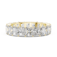 Bague en diamant de laboratoire taille brillant rond pour homme, plaqué or 10K 14K, alliance de luxe pour fiançailles et mariage, pierre synthétique certifiée IGI