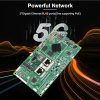 Placa Inteligente OEM ODM RK3568 de Cuatro Núcleos con Sistema Operativo Ubuntu Debian Android, 2*RJ45 PoE KNX RS485 RS232, Placa Base de Control de Automatización