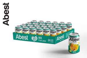 Boîtes de jus de fruits mélangés Boissons gazeuses Abest en canettes de 330ml avec jus frais et qualité supérieure - Product Image 4