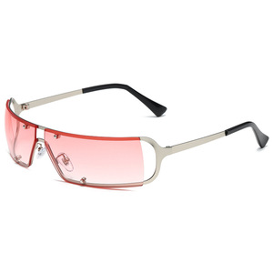 RTS Fashion Y2K Metal <b>Frame</b> Future Styles UV Protection Durable Sunglasses 2026 for Women Men Trending - Product Image 1