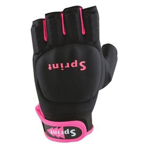 Guantes de Hockey sobre Césped Sprint Sports de Medio Dedo para Niñas - Protección Ligera para Interiores, Logotipo Personalizado, Material de Nailon - Product Image 2