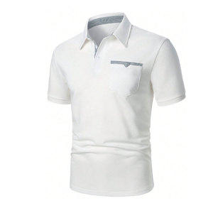 Polo homme décontracté coupe classique confortable pour le quotidien, polo homme moderne coupe ajustée élégant et décontracté, polo homme de luxe à vendre - Product Image 1