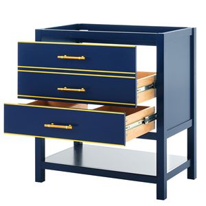 30-Inch <b>Bathroom</b> <b>Vanity</b> Cabinet Only Sink Not Included Elegant <b>Bathroom</b> <b>Vanities</b> Product - Product Image 2