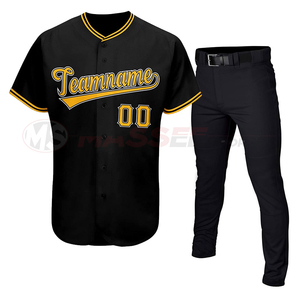 Camisetas Deportivas con Cierre de Botones para Clientes Exigentes, Bordado 3D Personalizado, Pantalones de Malla Transpirable con Estampado de Bandera hasta el Tobillo - Product Image 2