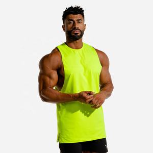 Camiseta sin Mangas Deportiva para Hombre al por Mayor, Secado Rápido, Cuello Redondo, 95% Algodón, 5% Elastano, para Fisicoculturismo, Fitness - Product Image 5