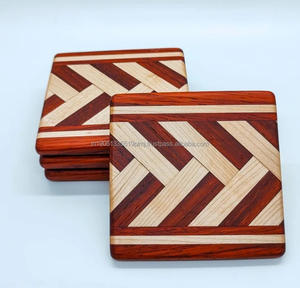 Venta al por mayor de posavasos de mesa de madera de mango natural de la mejor calidad hogar restaurante decoración Mat precio bajo - Product Image 1