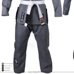 ชุดยิวยิตสูขายดี ผ้าฝ้าย 100% ทอลายเพิร์ลวีฟ รับสกรีนโลโก้ ชุดกิโมโนบราซิลเลี่ยนยิวยิตสู สำหรับนักกีฬายิวยิตสูมืออาชีพ ชุดฝึกซ้อม ยูนิเซ็กซ์ - Product Image 6