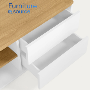 Meilleur prix Meuble TV en bois à panneau moderne Fonction élégante Produit en usine au Vietnam pour les salons des familles - Product Image 3