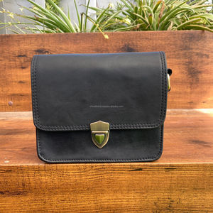 2024 New Fashionable Genuine Leather Crossbody Bag for Women Luxury Classic Full Grain Cowhide Leather Vintage Shoulder <b>Handbags</b> - Product Image 2