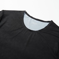 ODM OEM Personnalisé Séchage Rapide Respirant Anti-Plis Manches Courtes Tricoté 220g Polyester/Coton Logo Personnalisé Cyclisme VTT Homme