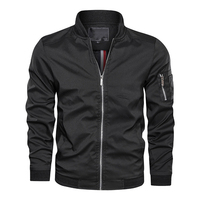Blouson bomber léger pour homme, vêtement décontracté pour tous les jours, vente en gros, blousons bomber classiques à fermeture éclair pour homme