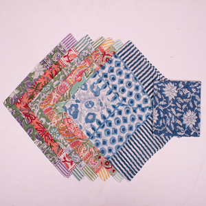 Bandana carré en coton 21x21 pouces, imprimé floral, respirant, décontracté, printemps-été, foulard unisexe, accessoire - Product Image 3