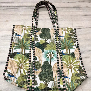 Bolsa de Compras de Algodón para la Playa, Bolsa de Lona Blanca Personalizable con Logotipos, Regalo de Viaje para Mujer - Product Image 1