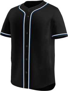 Nueva Camiseta de Béisbol Casual para Hombre, Transpirable, de Manga Corta, Uniforme Deportivo para Equipo, con Estampado por Transferencia de Calor, Conjuntos Lisos - Product Image 2