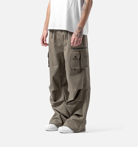 Pantalones Cargo Casuales de Moda para Hombre al por Mayor, Diseño Holgado con 6 Bolsillos Laterales, Algodón Impermeable de Alta Calidad, Directo de Fábrica - Product Image 2