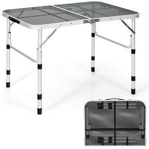 <b>Camping</b> Grills Aluminum Table with Iron Mesh Top for Outdoor Adventures - Product Image 4