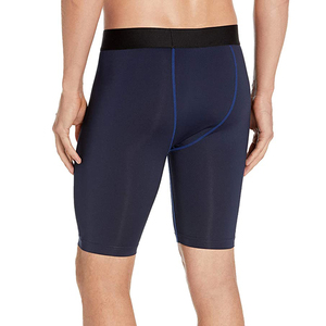 Shorts deportivos para hombre con diseño de logotipo personalizado, transpirables, MOQ bajo, hechos a medida, de spandex y poliéster. - Product Image 4