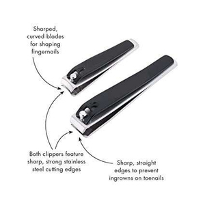 Coupe-ongles professionnel en acier inoxydable avec lame courbée et pointe affûtée pour l'entretien des ongles des mains et des pieds - Product Image 4