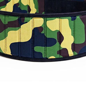 Ceinture de musculation en néoprène souple de haute qualité, robuste, avec support dorsal rembourré, design camouflage antidérapant pour la salle de sport et l'entraînement - Product Image 4