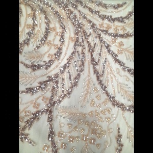 Últimas cuentas doradas y parches de tela hechos a mano incrustados de cristal para Ropa Étnica de mujer - Product Image 5