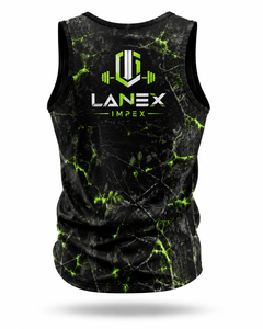 Custom Men's Black Green Camo Gym Tank Top Sublimation Quick Dry Fitness <b>Stringer</b> <b>Vest</b> Bodybuilding Sleeveless Workout Polyester - Product Image 3