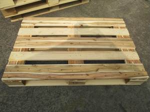 Paleta de Envío Industrial de Alta Resistencia, Madera Contrachapada de Doble Cara, Madera Sólida para Almacenamiento en Almacén, Logística de Exportación HLC - Product Image 2