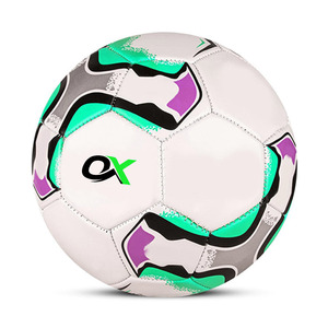 Ballon de football de taille officielle 5 de haute qualité Oxva Industries, nouveau design, entraînement sportif, en caoutchouc, cuir, PVC, logo personnalisé - Product Image 1
