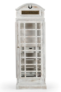 Mueble de Bar con Forma de Cabina Telefónica de Madera - Product Image 2