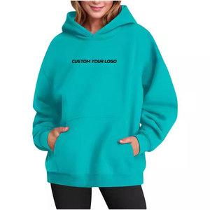 Sudadera con Capucha Wearpex, Nueva Moda para Mujer, Talla Grande, Holgada, Manga Larga, Lavado Ácido, Bordado, 100% Algodón, Estilo Urbano, Cálida y Ecológica - Product Image 4