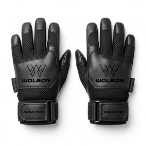 Gants de sport en cuir à doigts entiers, respirants, extensibles, avec support de préhension, unisexes, pour la musculation, l'haltérophilie, l'exercice et l'entraînement - Product Image 2