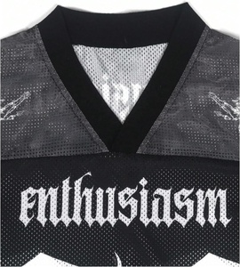 Maillot de baseball en maille style vintage, chemise athlétique boutonnée pour le sport et les tenues décontractées - Product Image 1