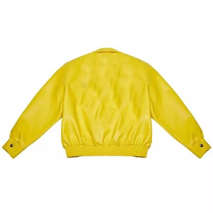 Veste de moto en cuir de vachette véritable brodée sur mesure, imperméable et respirante, écologique, décontractée pour homme - Product Image 2