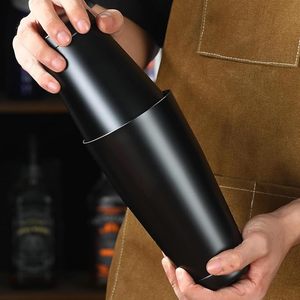 Juego de Coctelera Boston de Acero Inoxidable, Color Negro, Kit de Herramientas Profesionales para Bar, Ideal para el Hogar, Fiestas y Restaurantes - Product Image 3
