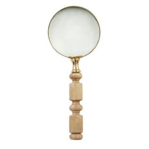Elegante lupa de lectura de madera con mango cómodo para uso en el hogar, la oficina y la biblioteca - Product Image 1