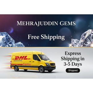 Mehrajudin Gems – Pierres précieuses naturelles ovales d'aigue-marine de qualité supérieure, faites à la main, pierre de naissance de mars, bleu ciel, super propres, 3-5 carats, cirées/huileées - Product Image 5